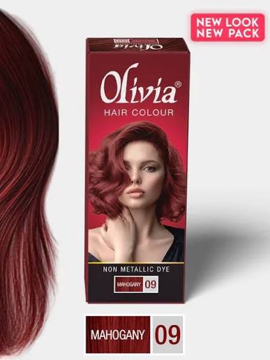 Olivia Hair Colour No. 9 Mahogany | Long-Lasting Rich Color