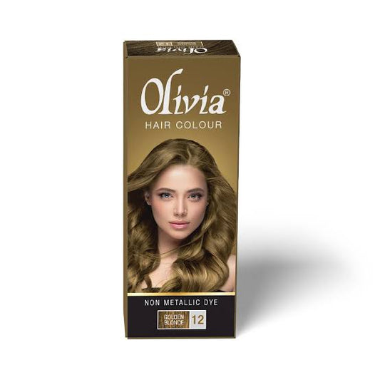 Olivia Hair Colour No. 12 Golden Blonde | Long-Lasting Color