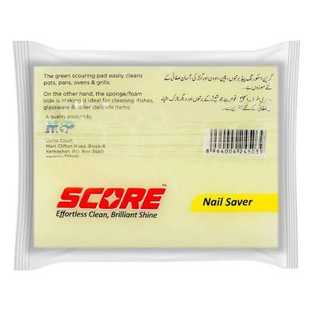 Score Single Nail Saver Sponge – Gentle Scrubber for Utensil Cleaning