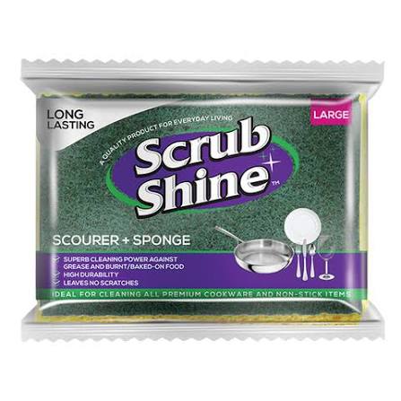 Scrub Shine Sponge – Everyday Dishwashing Sponge for Sparkling Clean Utensils