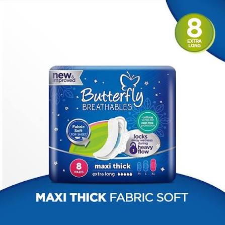 Butterfly XL Pads (8 Pads)