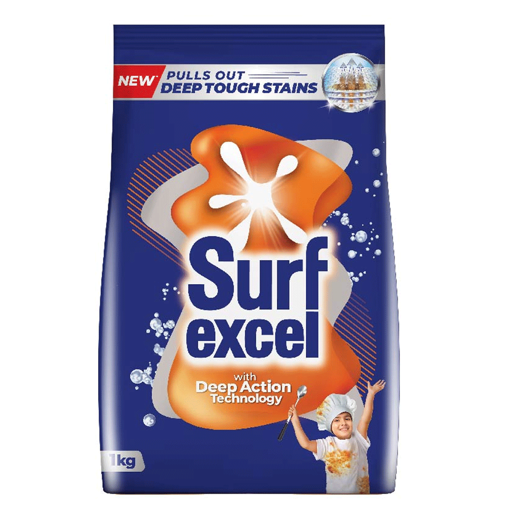 Surf Excel Detergent Powder 1kg | Powerful Stain Removal