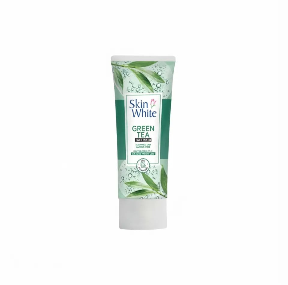 Skin White Green Tea Face Wash 100ml | Refreshing Cleanse