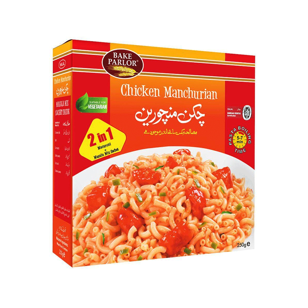 Bake Parlor Macaroni 2 in 1 Chicken Manchurian, 250g