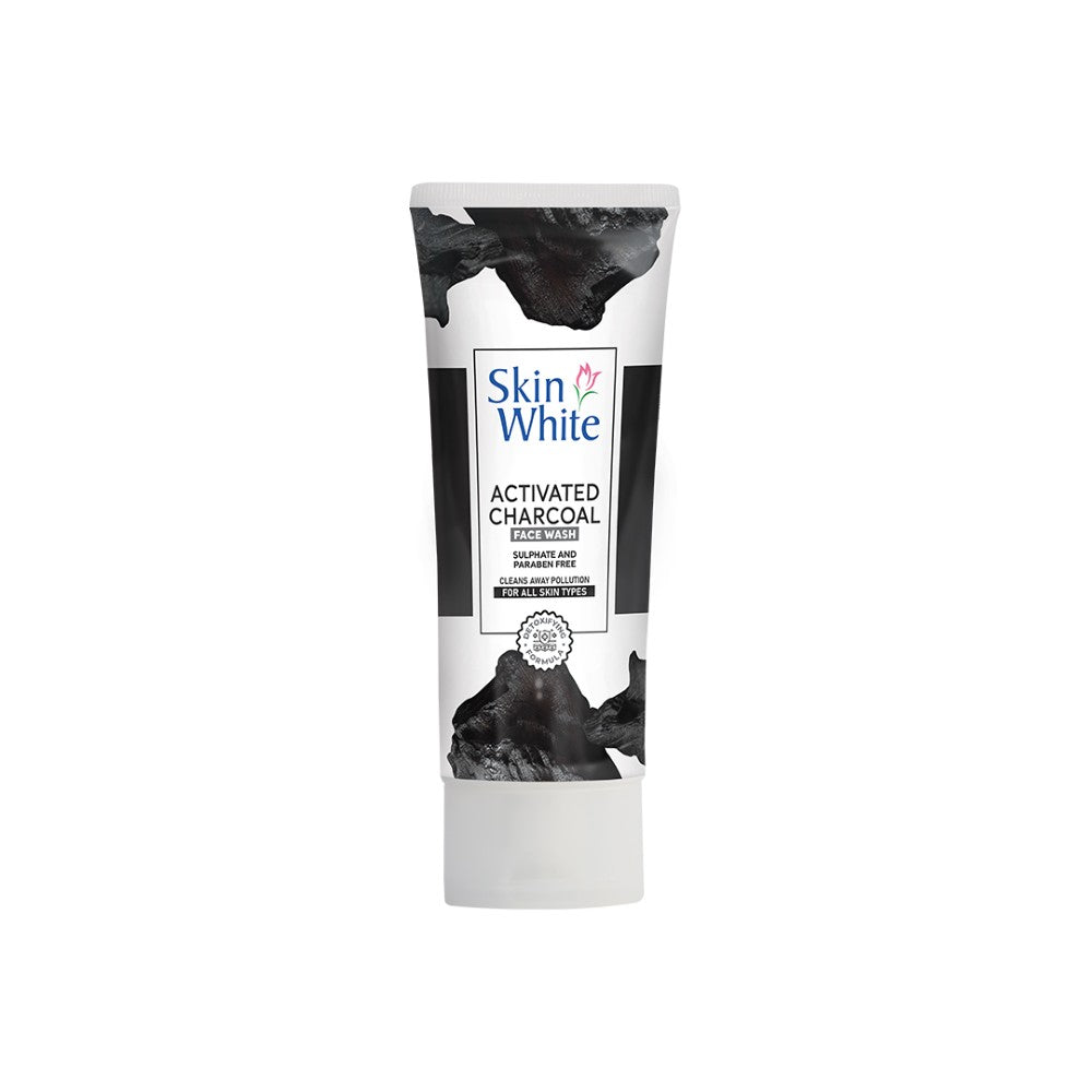 Skin White Activated Charcoal Face Wash 100ml | Deep Clean