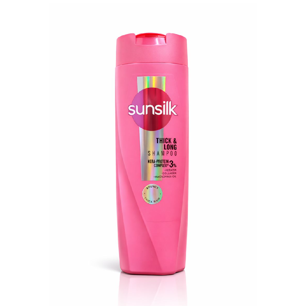 Sunsilk Thick & Long Shampoo 360ml | Hair Growth Shampoo for Thicker Hair