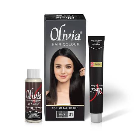 Olivia Hair Colour No. 1 Black | Rich, Long-Lasting Color