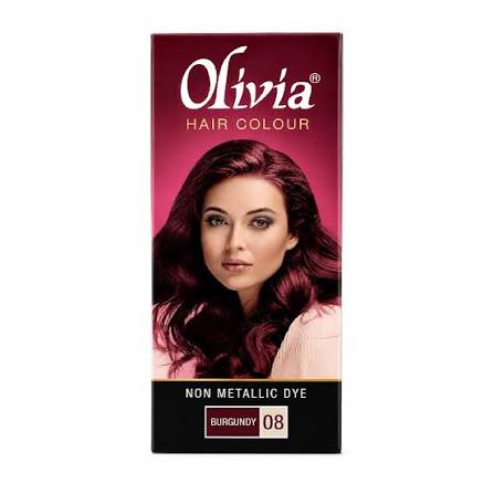 Olivia Hair Colour No. 8 Burgundy | Long-Lasting Rich Color