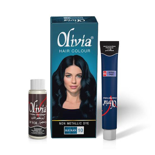 Olivia Hair Colour No. 10 Blue Black | Long-Lasting Color