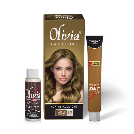 Olivia Hair Colour No. 12 Golden Blonde | Long-Lasting Color