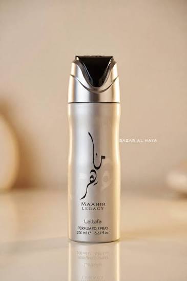 Lattafa Maahir Legacy Body Spray 200ml | Bold Fragrance
