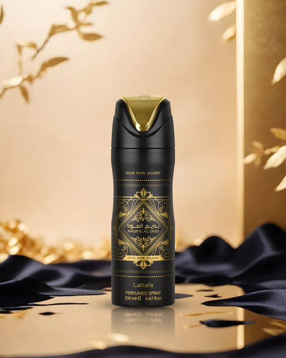 Lattafa Oud For Glory Body Spray 200ml | Bold Oud Fragrance