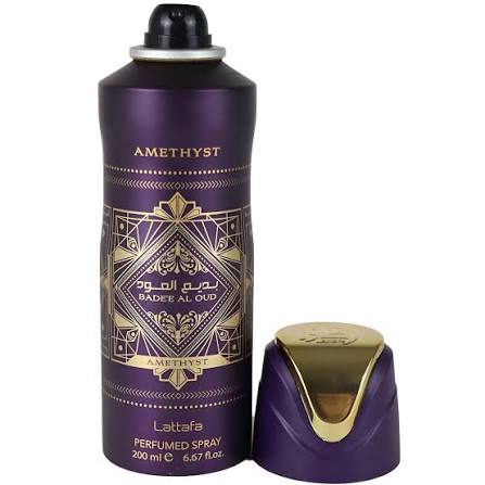 Lattafa Amethyst Body Spray 200ml | Rose Oud Fragrance