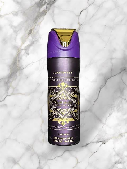 Lattafa Amethyst Body Spray 200ml | Rose Oud Fragrance