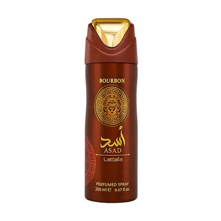 Lattafa Asad Bourbon Body Spray 200ml | Sweet Spicy Amber