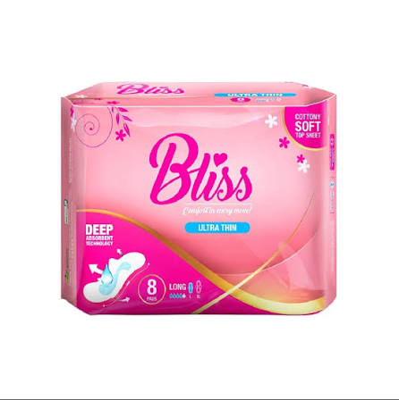 Bliss Ultra Thin Long Pads (8 Pads