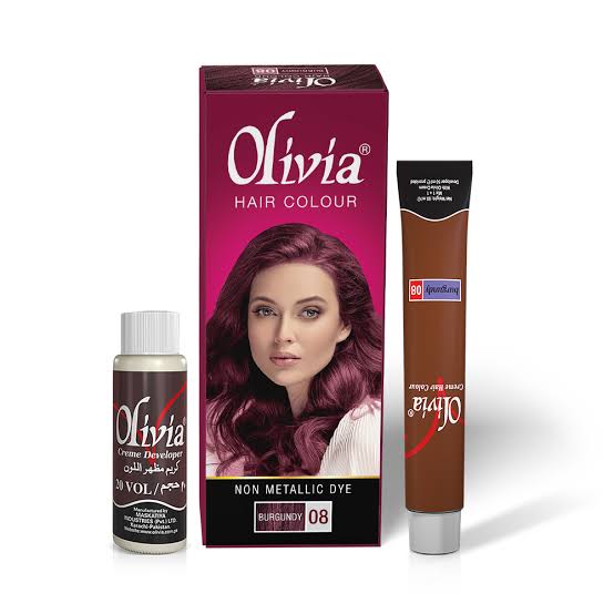Olivia Hair Colour No. 8 Burgundy | Long-Lasting Rich Color