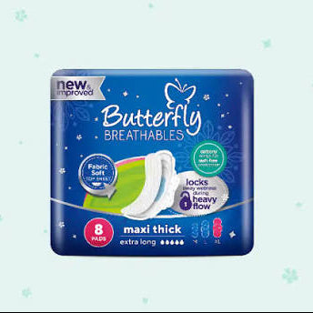 Butterfly XL Pads (8 Pads)