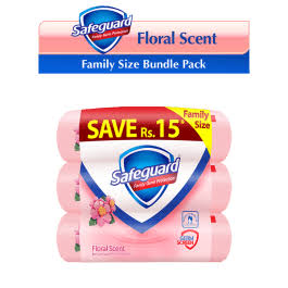 Safeguard Trio Pack 145g | Antibacterial Soap Bars Set