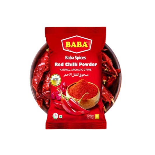 Baba Red Chilli Powder 100g | Pure Ground Spice