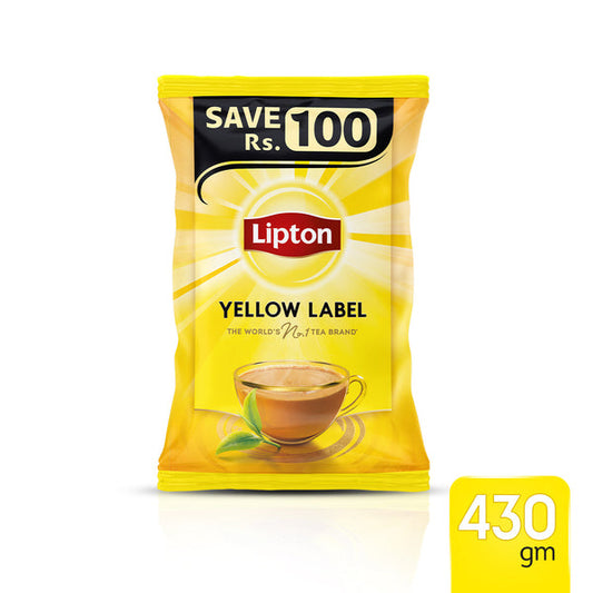 Lipton Yellow Label Tea 430g | Rich Aromatic Black Tea