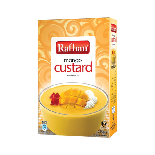 Rafhan Mango Custard 275g | Creamy Mango Dessert Mix