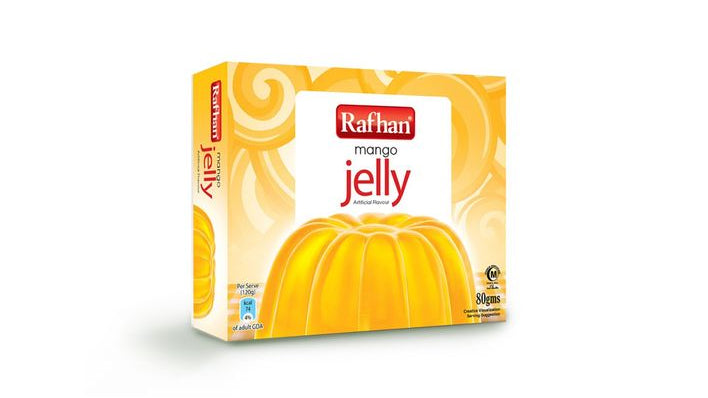 Rafhan Mango Jelly 80g | Easy Fruity Dessert Mix