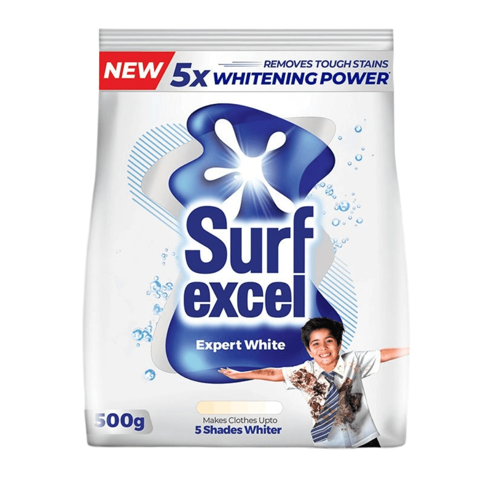 Surf Excel White 500g | Detergent for Bright White Clothes