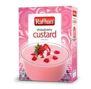 Rafhan Strawberry Custard 275g | Creamy Strawberry Dessert